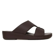 Chic Men Arabic Sandals Saffiano Leather