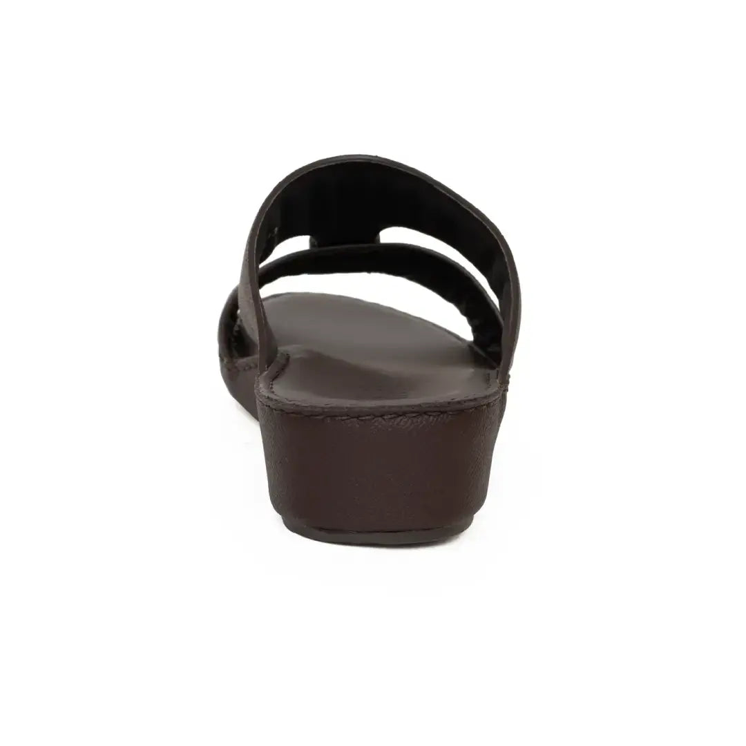 Chic Men Arabic Sandals Saffiano Leather