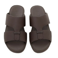 Chic Men Arabic Sandals Saffiano Leather
