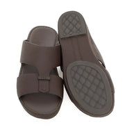 Chic Men Arabic Sandals Saffiano Leather