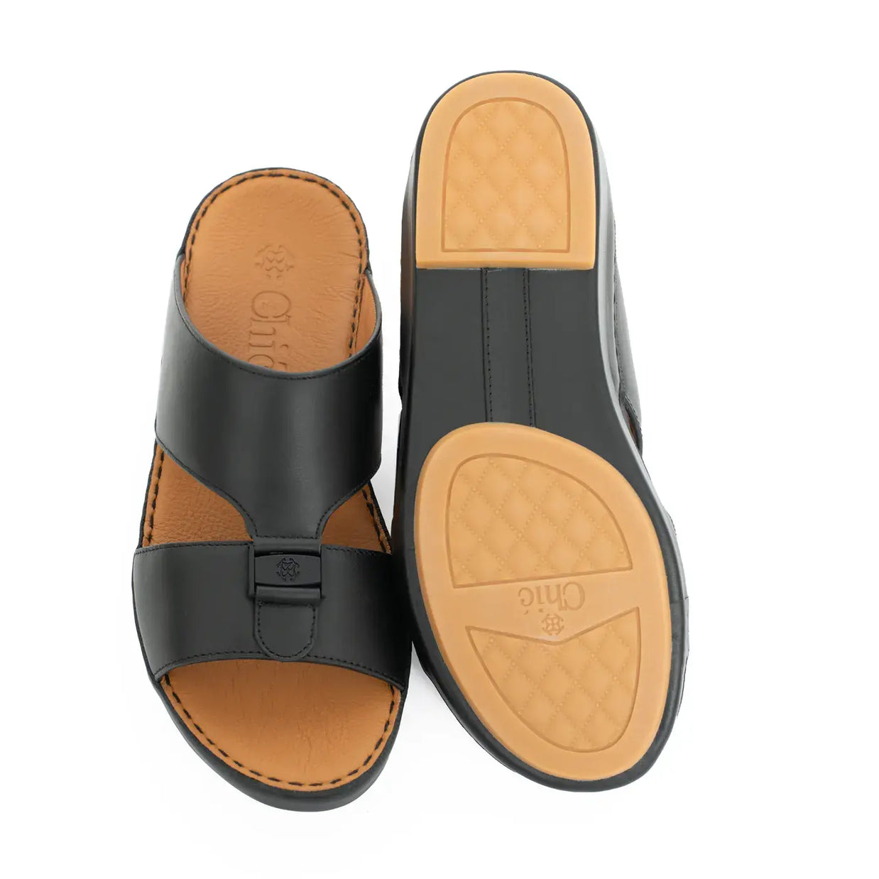 Genuine Leather Arabic Sandals By Chic