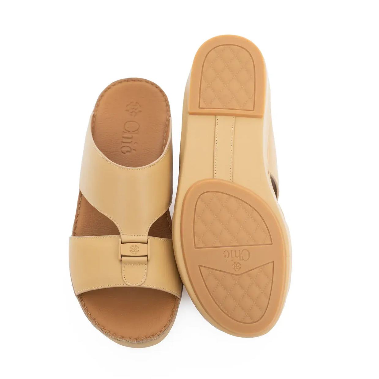 Genuine Leather Arabic Sandals By Chic