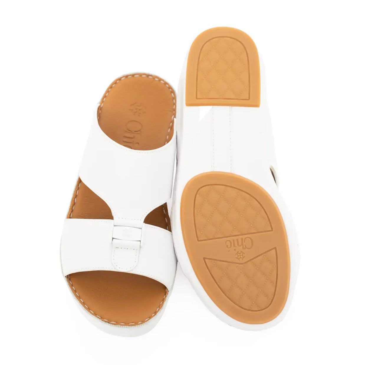 Genuine Leather Arabic Sandals By Chic