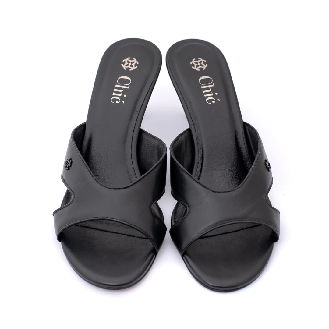 Nappa Leather  Heel Sandals for Women