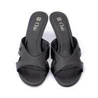 Nappa Leather  Heel Sandals for Women
