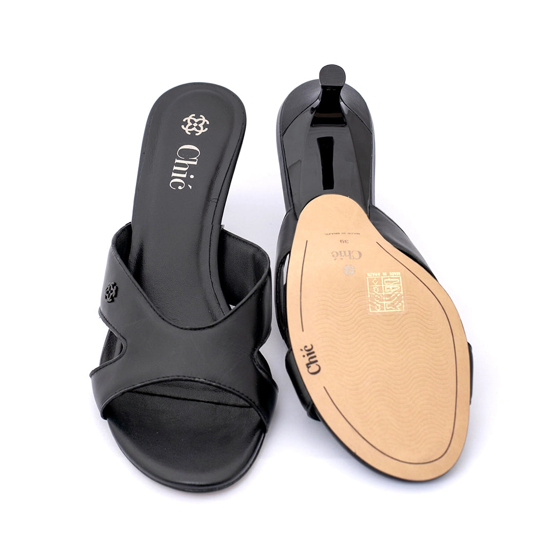 Nappa Leather  Heel Sandals for Women