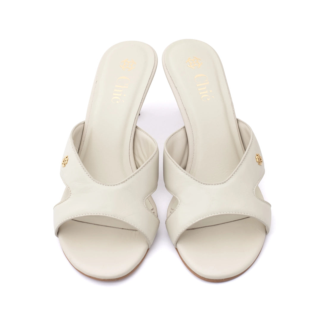 Nappa Leather  Heel Sandals for Women