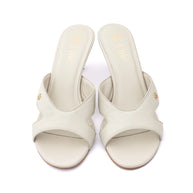 Nappa Leather  Heel Sandals for Women