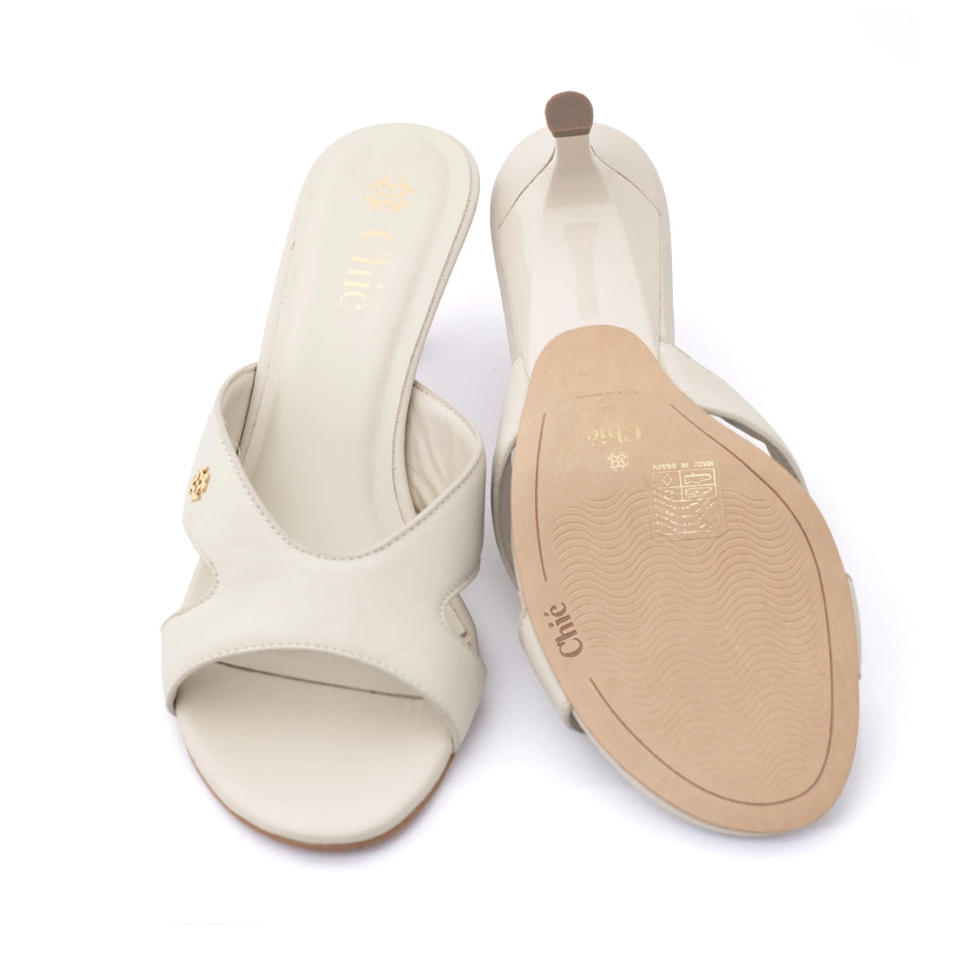 Nappa Leather  Heel Sandals for Women