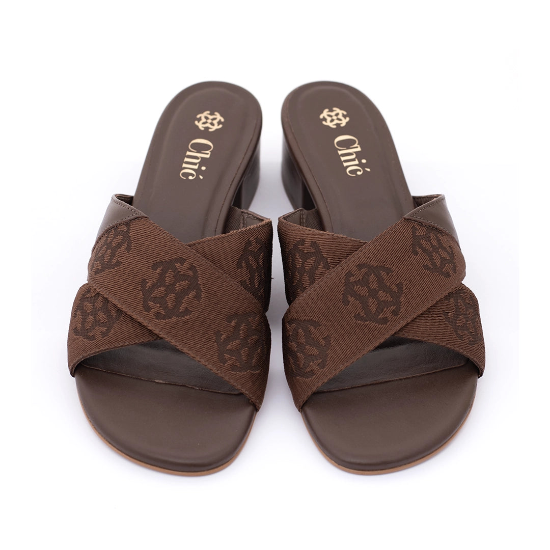 Nappa Leather Block Heel Sandals for Women