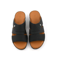 Genuine Calf Leather Rubber Finish Men Sandals
