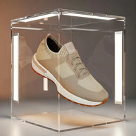 Smart Casual Knitted Upper Sneakers For Men