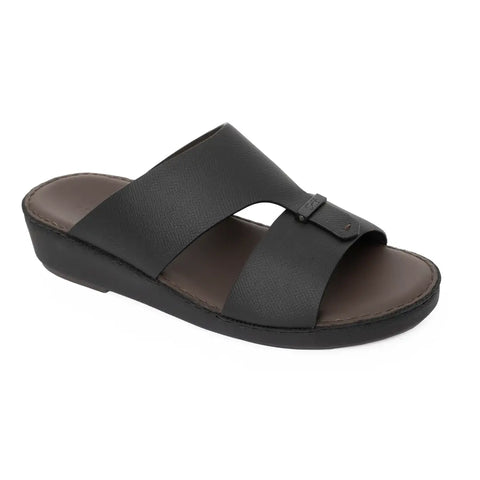 Chic Men Arabic Sandals Saffiano Leather
