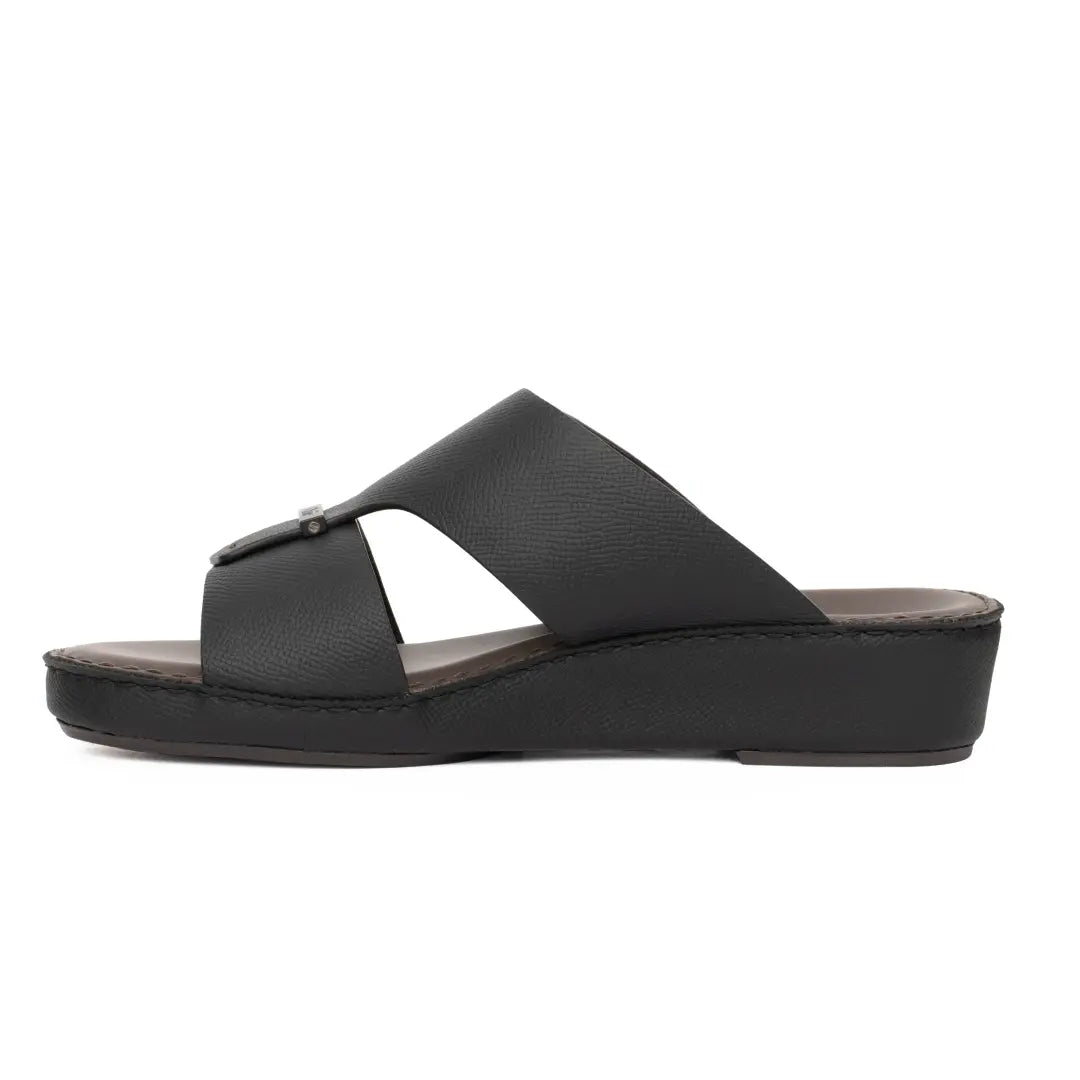 Chic Men Arabic Sandals Saffiano Leather
