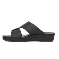 Chic Men Arabic Sandals Saffiano Leather
