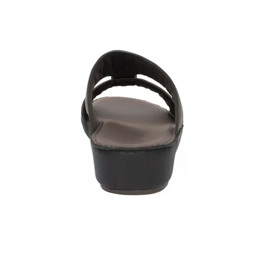 Chic Men Arabic Sandals Saffiano Leather