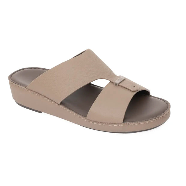 Chic Men Arabic Sandals Saffiano Leather