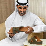 Genuine Soft Grain Leather Arabic Sandal GB Collection