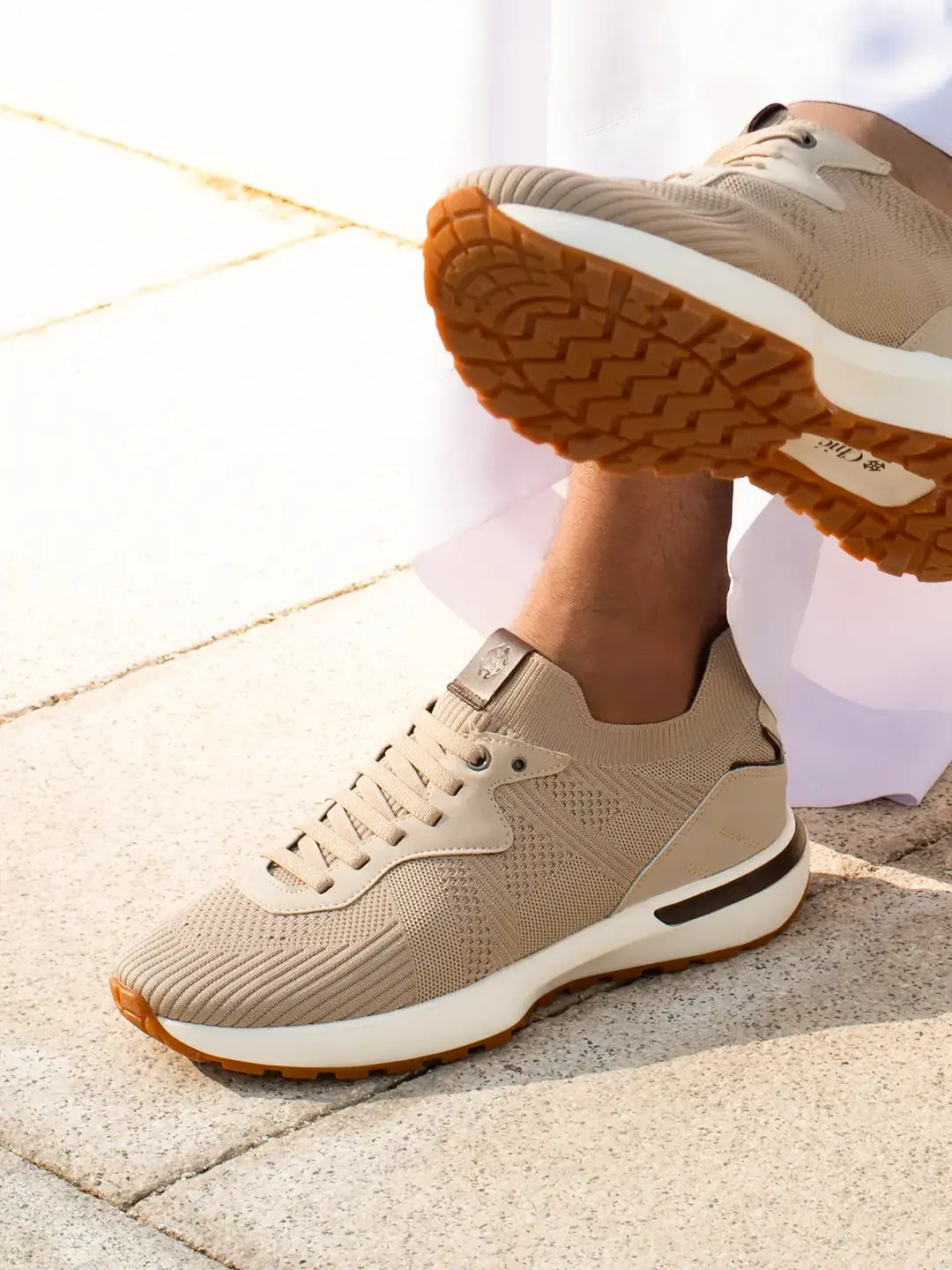 Mens Smart Casual Knit Shoes