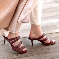Chic Platform Heel in Soft Leather