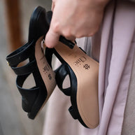 Chic Platform Heel in Soft Leather