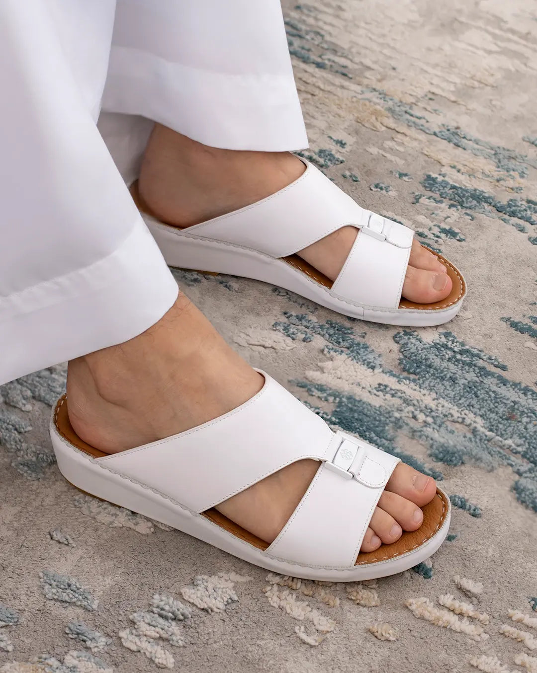 Genuine Leather Arabic Sandals By Chic