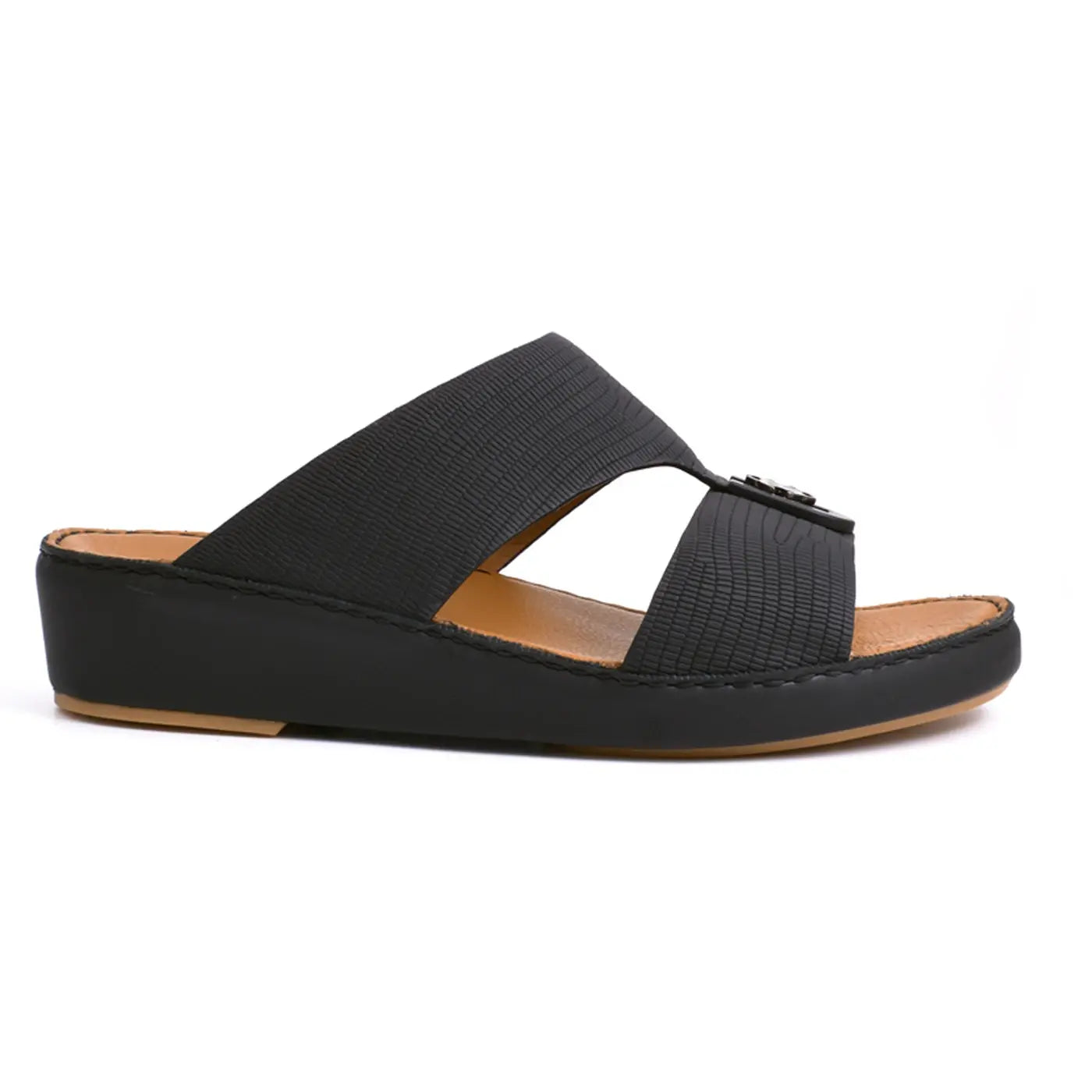 Lizard Textured Arabic Sandal