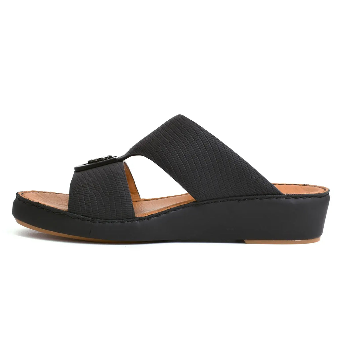 Lizard Textured Arabic Sandal