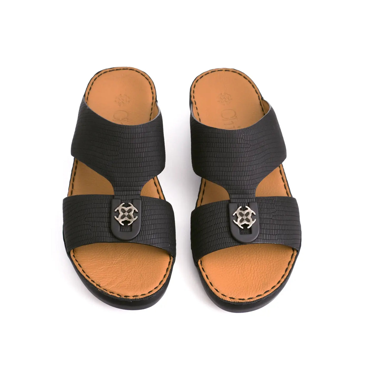 Lizard Textured Arabic Sandal