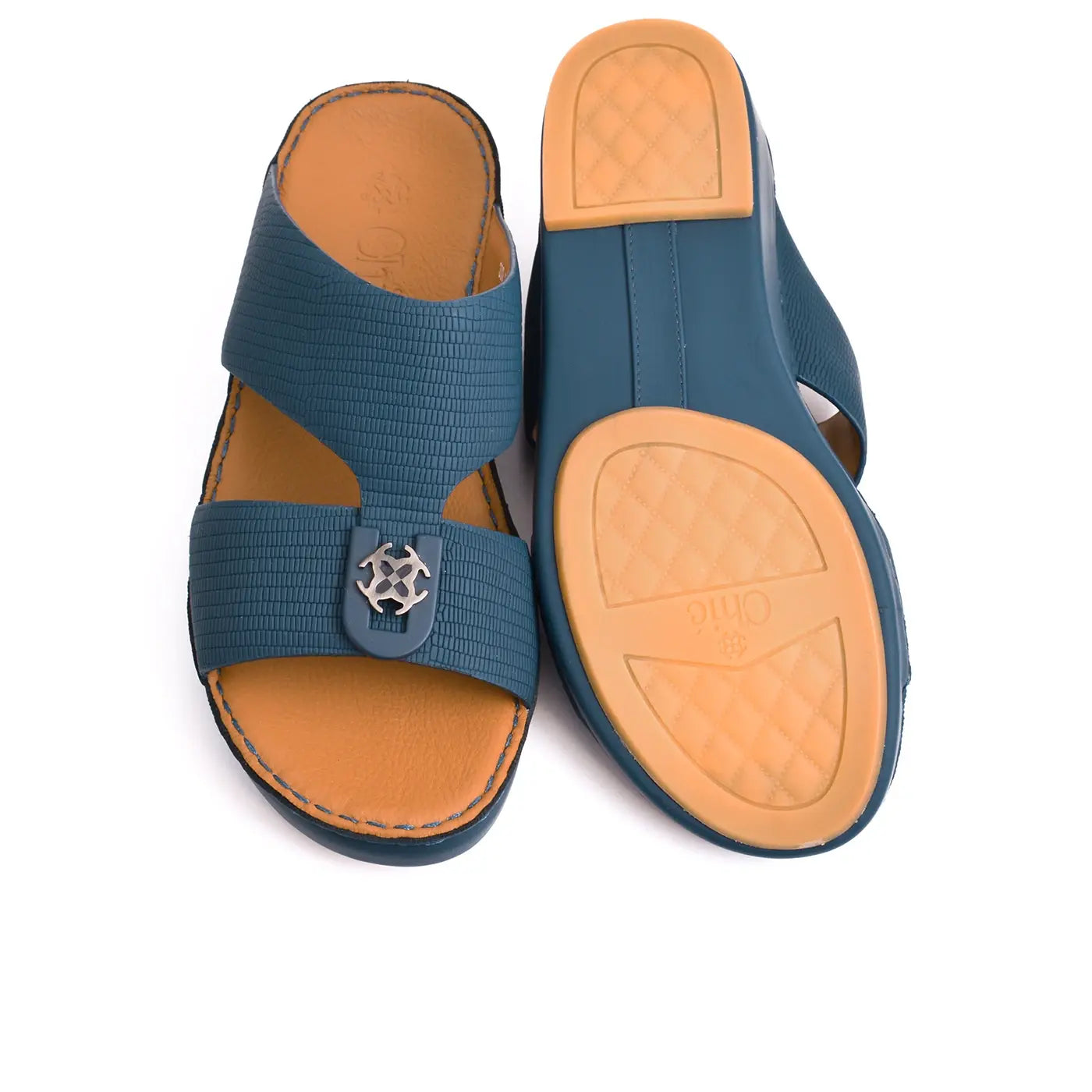 Lizard Textured Arabic Sandal