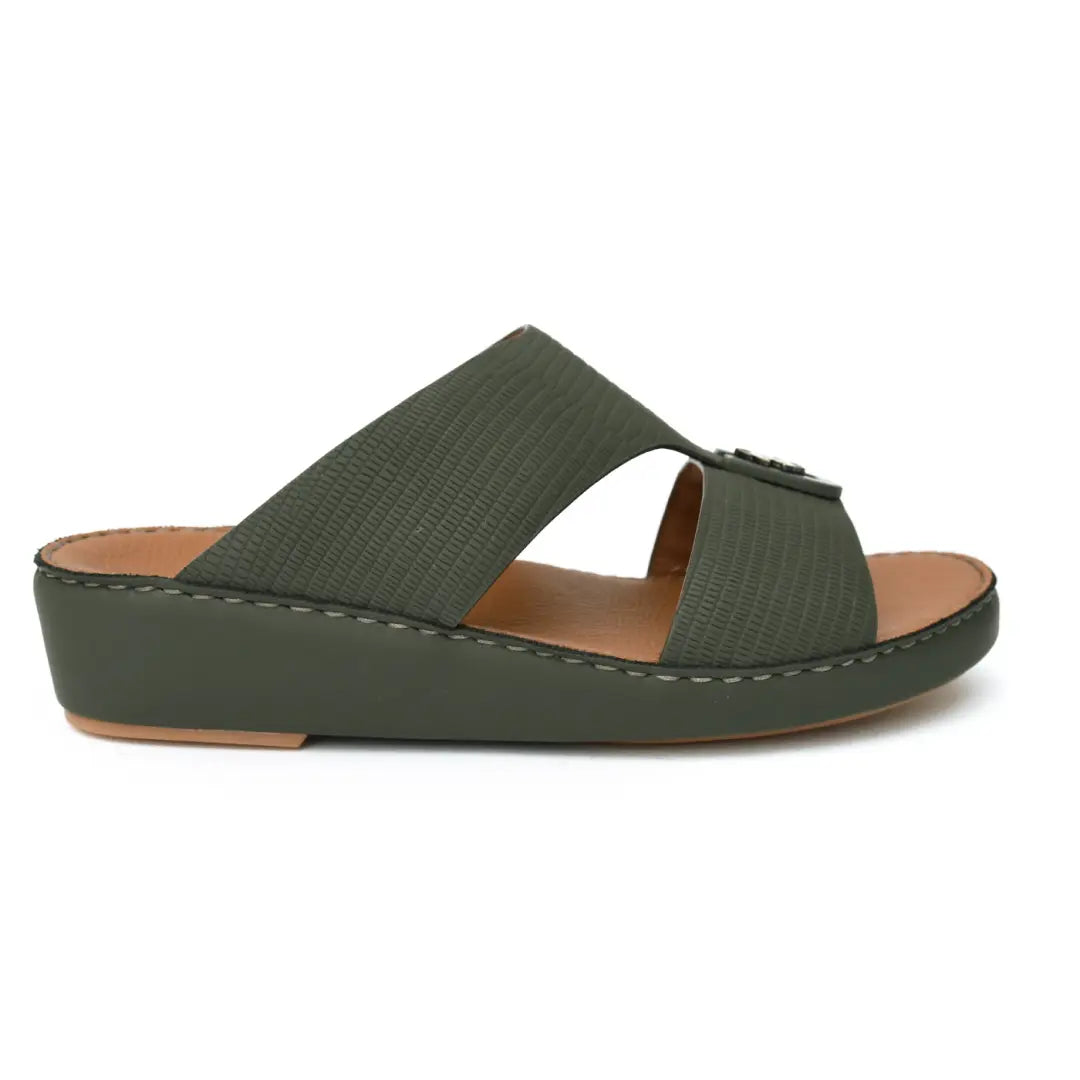 Lizard Textured Arabic Sandal