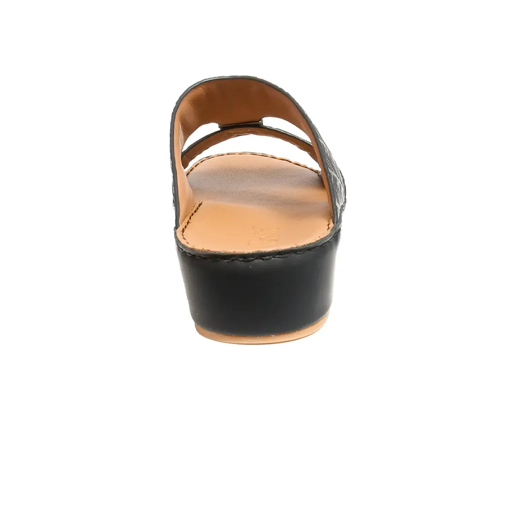 Kids-Genuine-Calf-Leather-Arabic-Slippers-in-Rubber-Finish