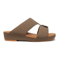 Kids-Genuine-Calf-Leather-Arabic-Slippers-in-Rubber-Finish