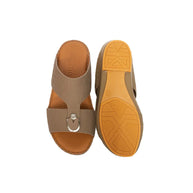Kids-Genuine-Calf-Leather-Arabic-Slippers-in-Rubber-Finish