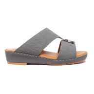 Kids-Genuine-Calf-Leather-Arabic-Slippers-in-Rubber-Finish