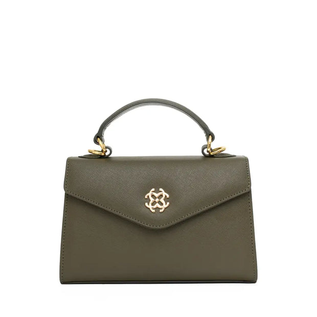 Multi-use chic saffiano leather bag