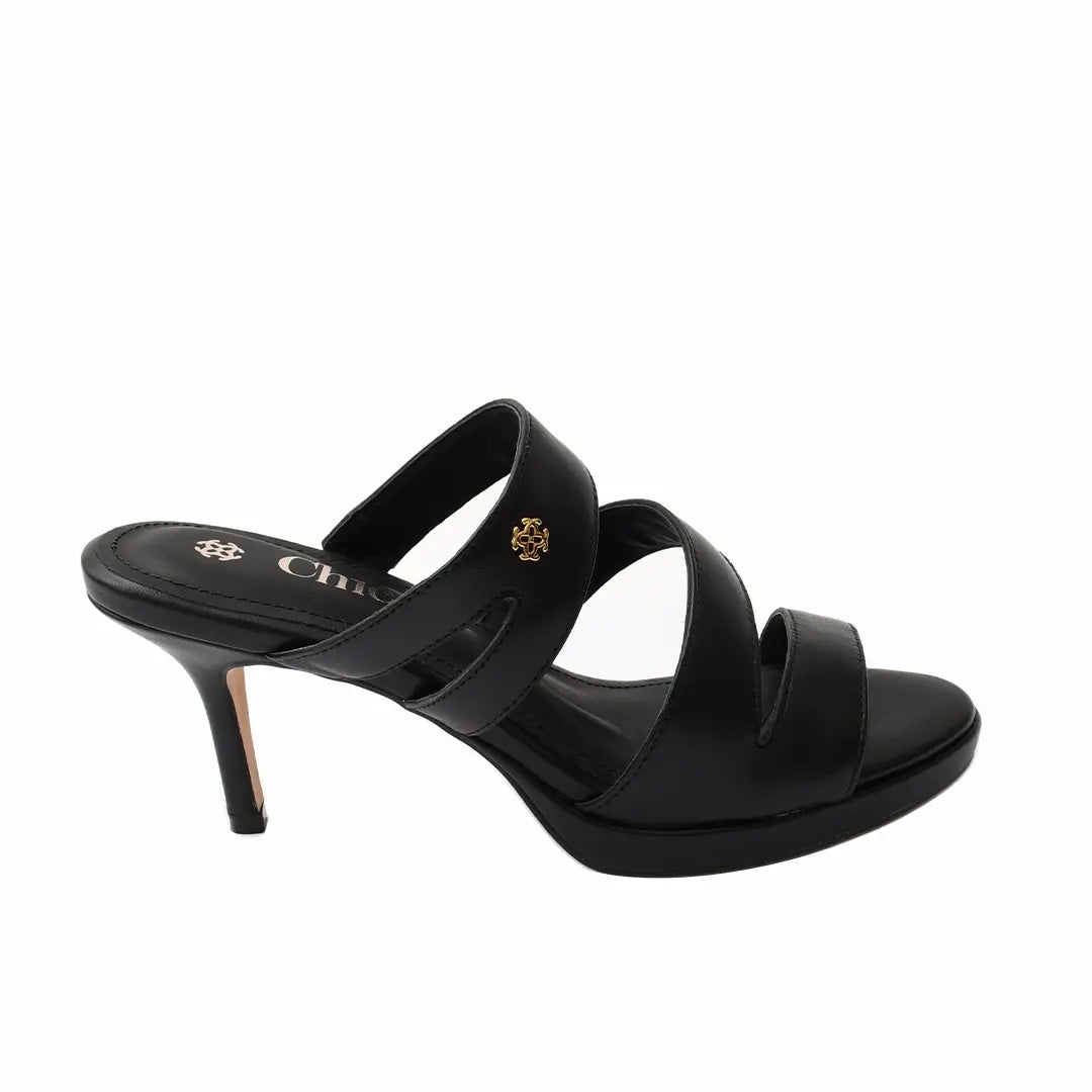 Chic Platform Heel in Soft Leather