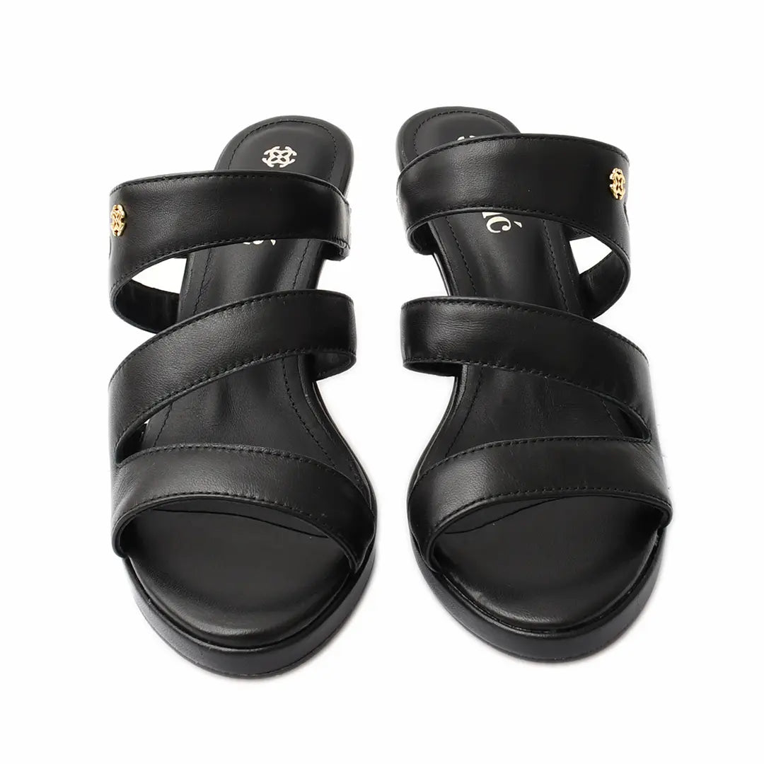 Chic Platform Heel in Soft Leather