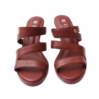 Chic Platform Heel in Soft Leather