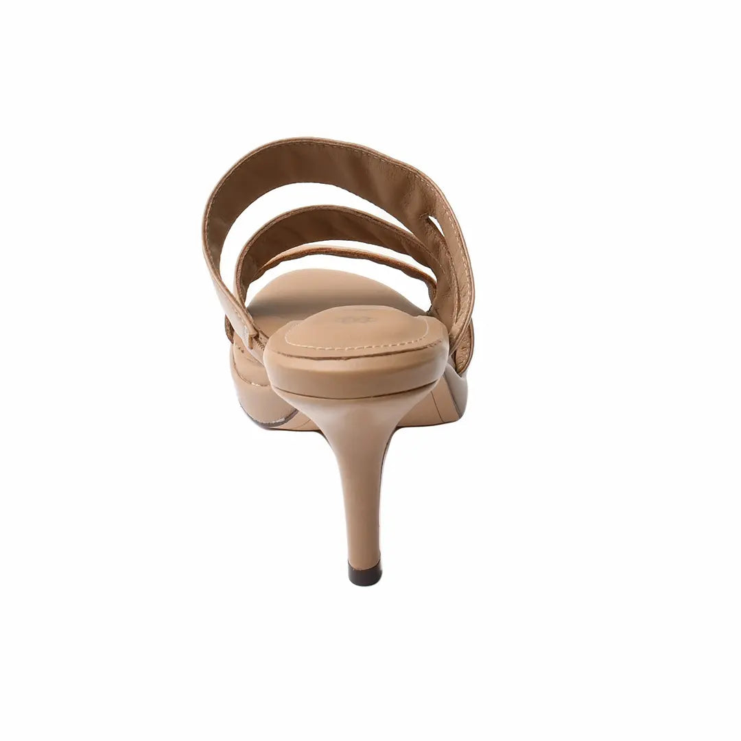 Chic Platform Heel in Soft Leather