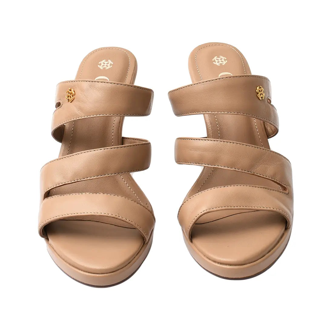 Chic Platform Heel in Soft Leather