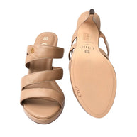 Chic Platform Heel in Soft Leather