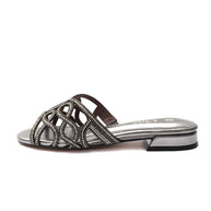 Rhinestone Embellished Flat Slipper