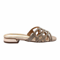 Rhinestone Embellished Flat Slipper