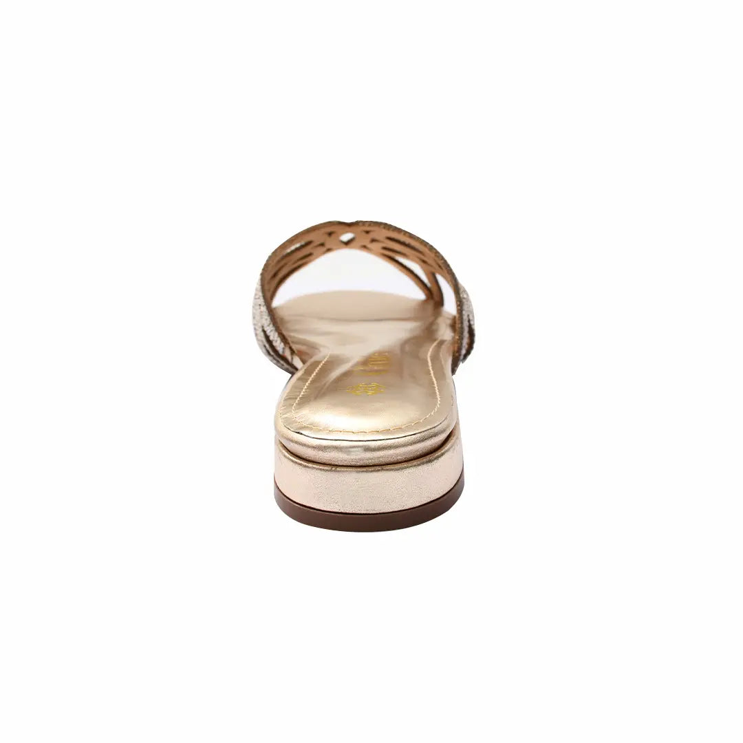 Rhinestone Embellished Flat Slipper