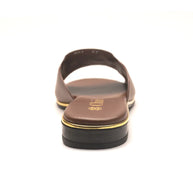 Elegant Smooth Leather Slide Slippers for Women