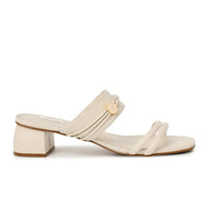 Ladies Classic Block Heel Slippers by Chic