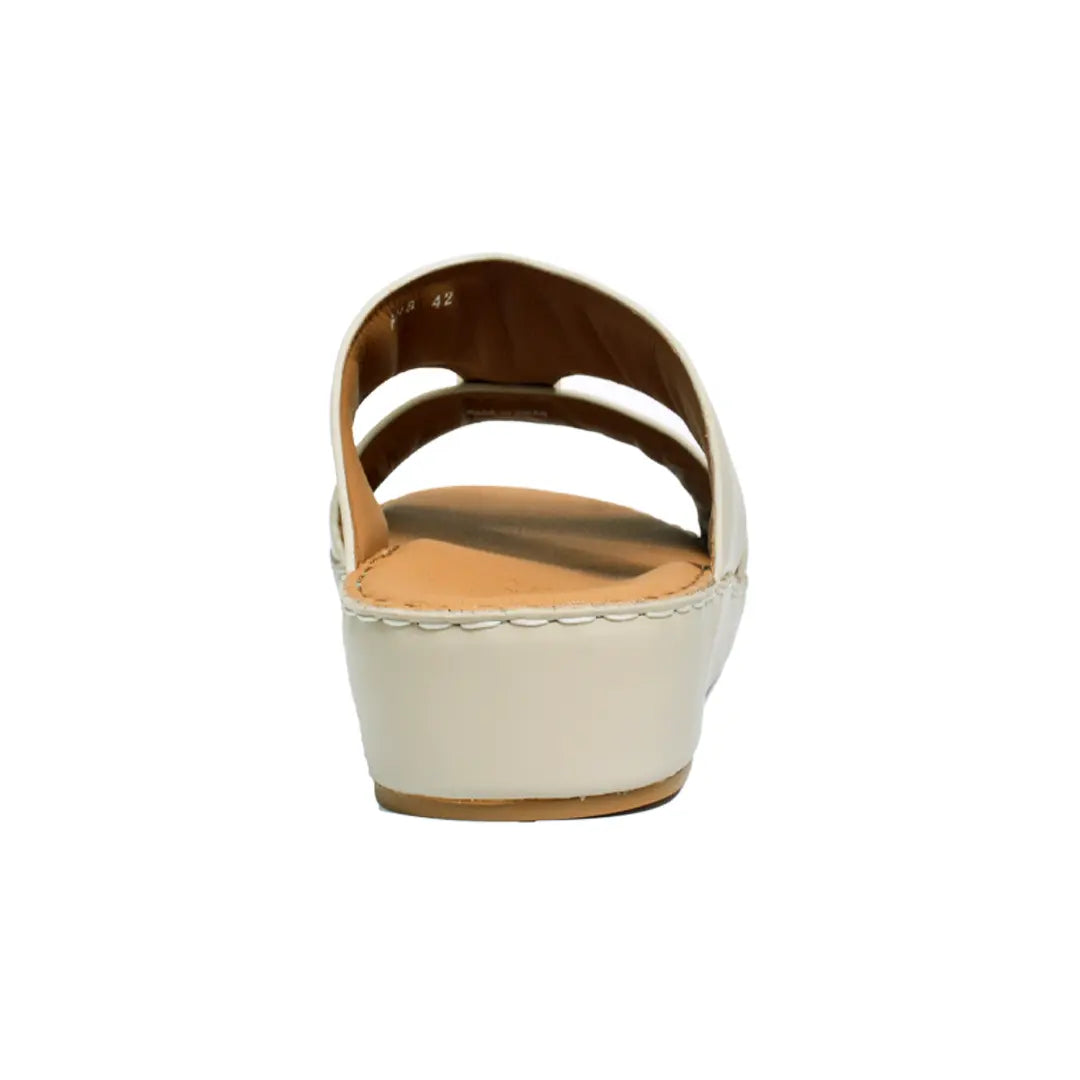 Genuine Rubber Finish Leather Arabic Sandal