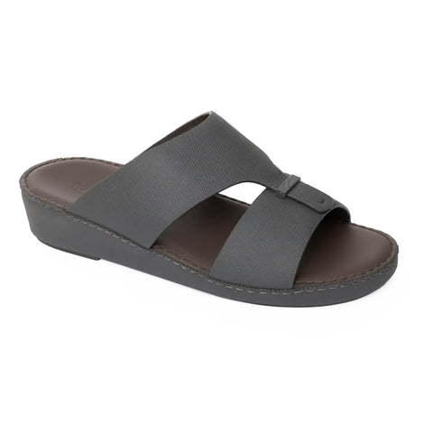 Chic Men Arabic Sandals Saffiano Leather