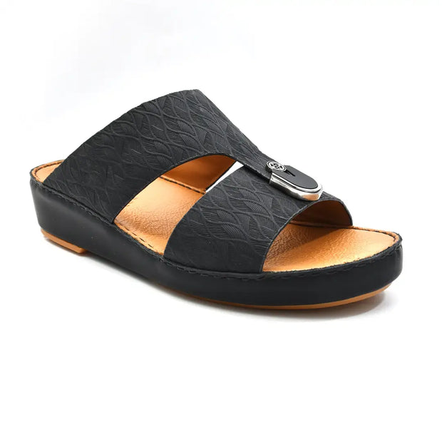 Embossed Calf Leather Sandals